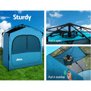 Weisshorn Double Camping Shower Toilet Tent Outdoor Fast Set Up Change Room - RnR Galore