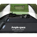 Weisshorn Family Camping Tent 12 Person Hiking Beach Tents (3 Rooms) Green - RnR Galore