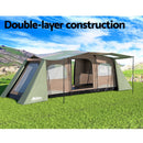 Weisshorn Instant Up Camping Tent 10 Person Outdoor Family Hiking Tents 3 Rooms - RnR Galore
