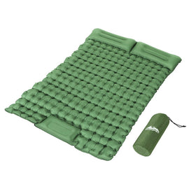 Weisshorn Self Inflating Mattress Camping Sleeping Mat Air Bed Pad Double Pillow - RnR Galore
