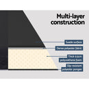 Weisshorn Self Inflating Mattress Camping Sleeping Mat Air Bed Pad Single Black - RnR Galore