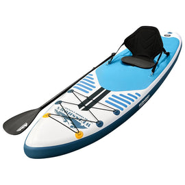 Weisshorn Stand Up Paddle Board 10.6ft Inflatable SUP Surfboard Paddleboard Kayak Surf Blue - RnR Galore