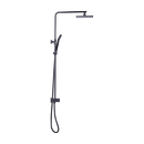 WELS 8" Rain Shower Head Set Square Dual Heads Faucet High Pressure Hand Held - RnR Galore