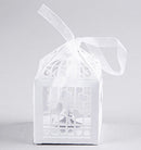 White Dove Bird Heart Wedding Bomboniere Favor Lolly Gift Card Box - 10 Pack - RnR Galore