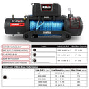 X - BULL 12000LBS Electric Winch 12V 4x4 synthetic rope 4WD Car with winch mounting plate - RnR Galore