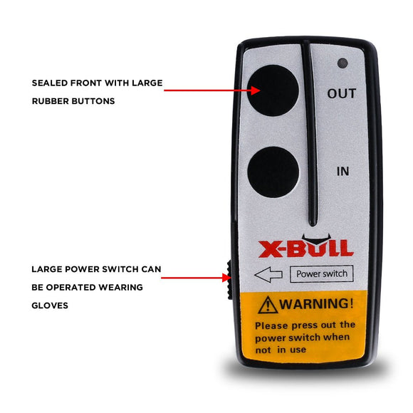 X - BULL 2x Wireless Winch Remote Control 12 Volt 150ft Handset Switch 4wd - RnR Galore