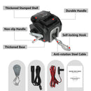 X - BULL Electric Boat Winch 12V 6500LBS Portable Detachable Steel Cable Marine Ship 3000KG 4WD - RnR Galore