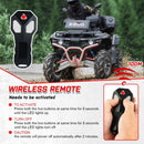 X - BULL Electric Winch 12V 5000LBS Wireless 15.2M Steel Cable ATV UTV 4WD Boat - RnR Galore