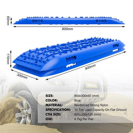 X - BULL Hitch Receiver 5T Recovery Receiver With 2PCS Recovery tracks Boards Gen2.0 Blue - RnR Galore