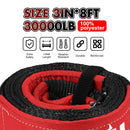 X - BULL Recovery Kit Kinetic Recovery Rope With Hitch Receiver 5T Recovery Receiver - RnR Galore