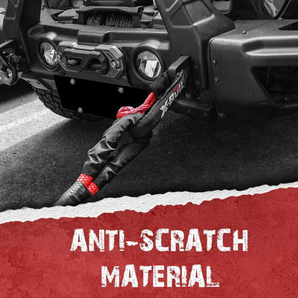 X - BULL Recovery Ring Soft Shackle Kit Snatch Block Pulley Rope Snatch Ring 4WD - RnR Galore