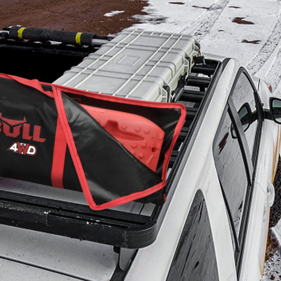 X - BULL Recovery tracks Carry Bag 4x4 Extraction Tred Bag Black - RnR Galore