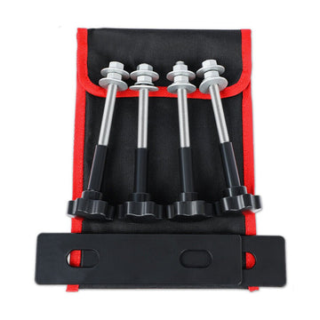 X - BULL Tracks Fixing Pins Mounting Kit Holders Roof Rack Mount Bracket 4WD 4x4 - RnR Galore