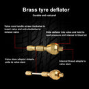 X - BULL Tyre Deflator Tire Air Deflators Rapid With Pressure Gauge Valve Tool 4WD - RnR Galore
