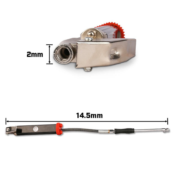 X - BULL Tyre Inflator with Pressure Gauge Heavy Duty Aluminium Die Cast Body 160PSI - RnR Galore