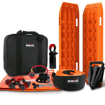 X - BULL Winch Recovery Kit Recovery tracks /Snatch Strap Off Road 4WD - RnR Galore