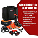 X - BULL Winch Recovery Kit Recovery tracks /Snatch Strap Off Road 4WD - RnR Galore