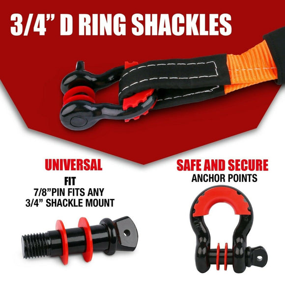 X - BULL Winch Recovery Kit Recovery tracks /Snatch Strap Off Road 4WD - RnR Galore