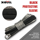 X - BULL Winch Rope 5.5mm x 13m Dyneema Synthetic Rope Tow Recovery Offroad 4wd4x4 - RnR Galore