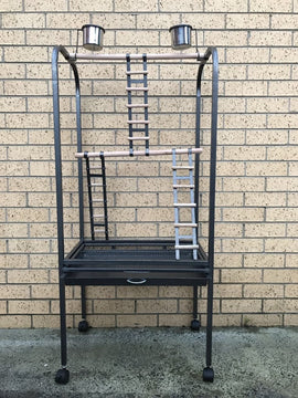 YES4PETS 140 CM Bird Parrot Canary Bird Play Stand Gym With Ladder - RnR Galore