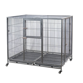 YES4PETS XXL Pet Dog Cat Cage Metal Crate Kennel Portable Puppy Cat Rabbit House - RnR Galore