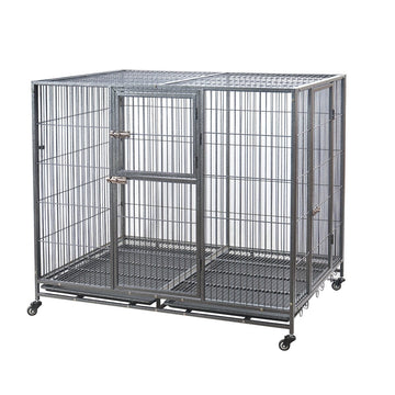 YES4PETS XXL Pet Dog Cat Cage Metal Crate Kennel Portable Puppy Cat Rabbit House - RnR Galore