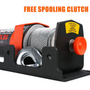 ZESUPER Electric Winch 2500LBS/1134KG 12V 15.2M Steel Cable ATV UTV 4WD 4X4 Boat - RnR Galore