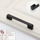 Zinc Kitchen Cabinet Handles Drawer Bar Handle Pull black+copper color hole to hole size 128mm - RnR Galore